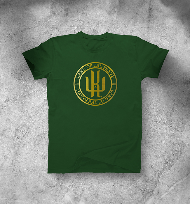 Brave Heart Green Unisex Tee