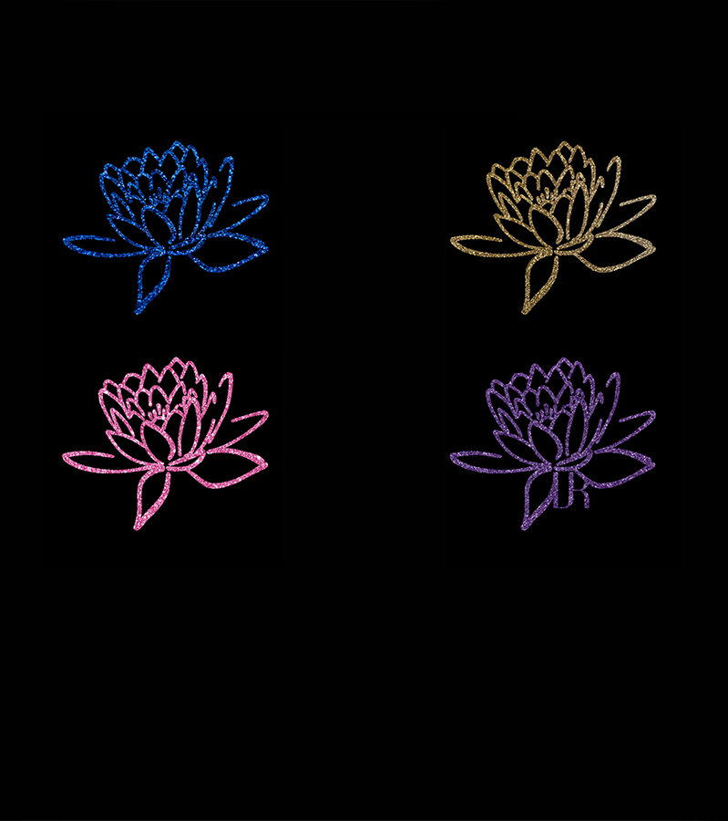 NORTHLIFE Garden of Brahmakamal Black Women Tee - Image 2