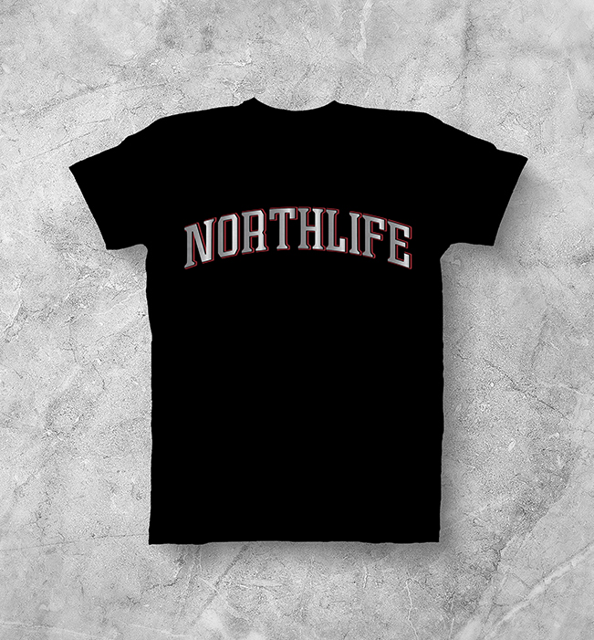 NORTHLIFE 3D Organic Black Unisex Tee