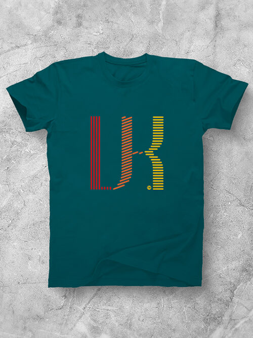 I♥Uttarakhand Striped Unisex Tee